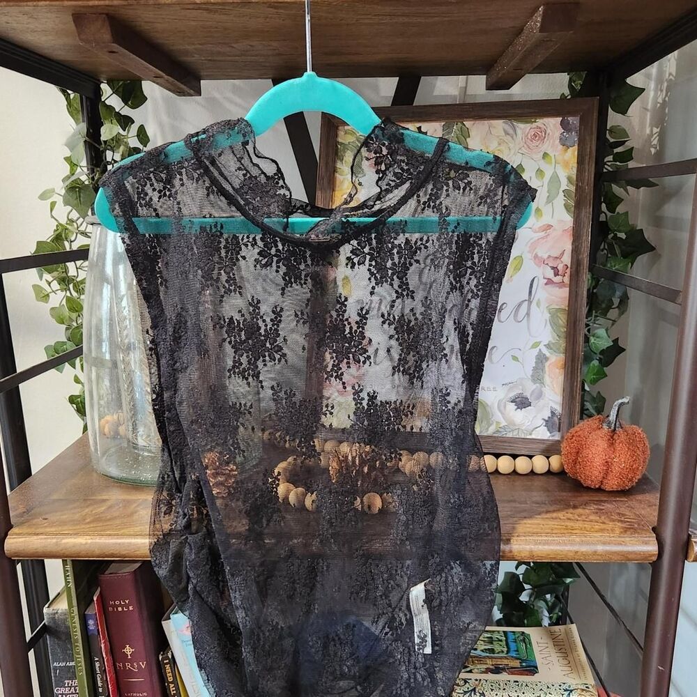 Free-people Women's Black Blouse